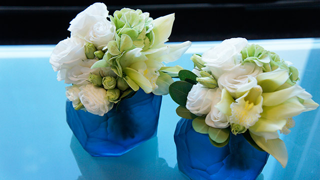 Roche总部固定插花