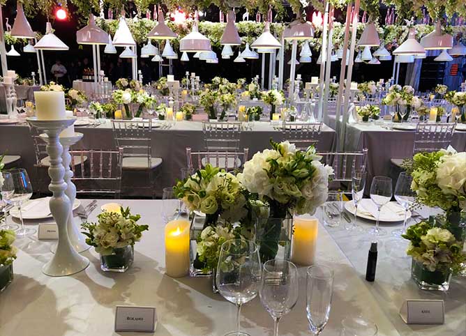 Mrs Pan Birthday Party花艺布置